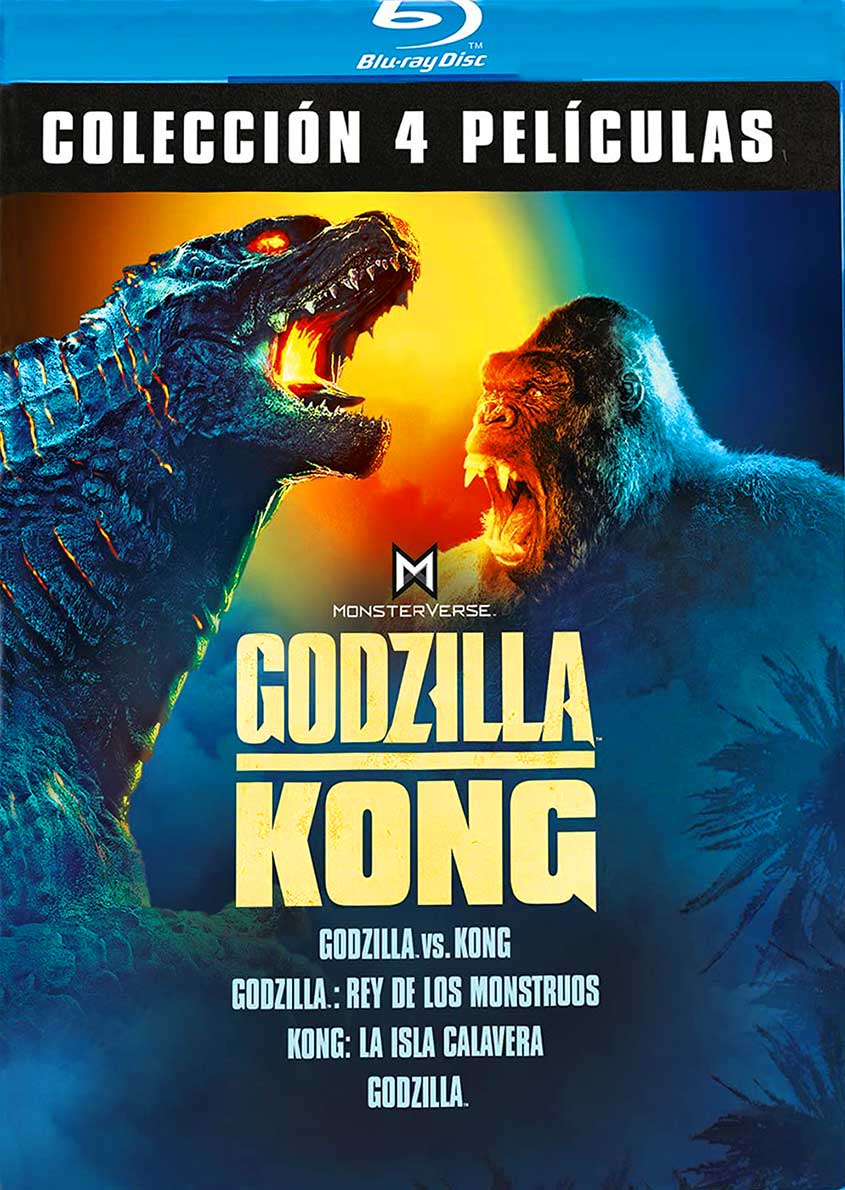 Godzilla Kong Monsterverse 4 Pack