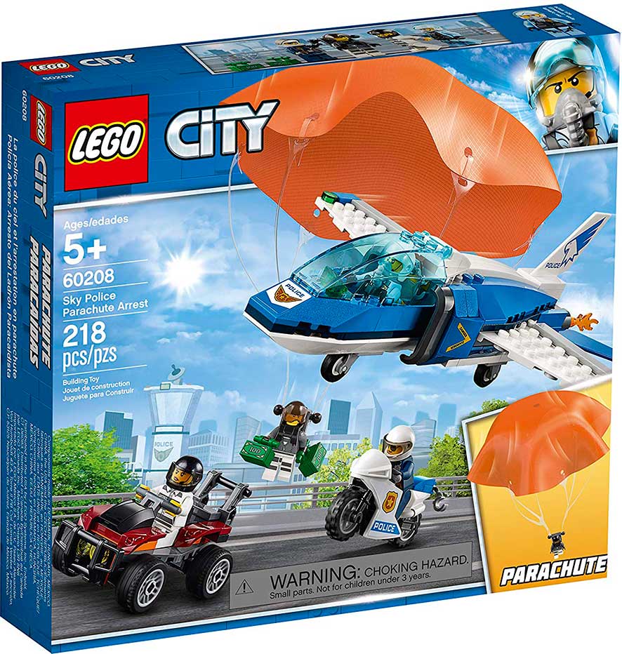 LEGO City Policía Aérea: Arresto del Ladrón Paracaidista