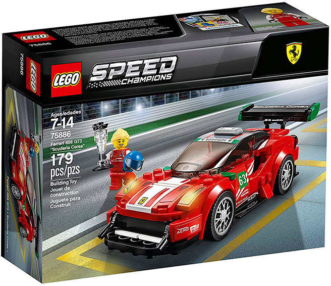 LEGO Juego de Construcción Speed Champions Ferrari 488 GT3