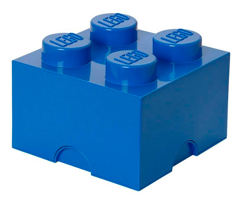 LEGO Storage Brick 4 Bright Blue