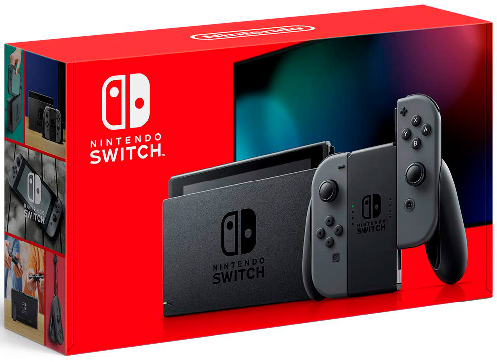 Nintendo Consola Switch Gris 32GB Version 1.1